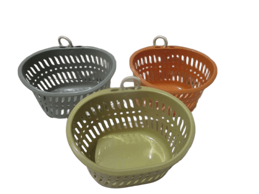 Hanging Basket Pp 114g Grey Orange Yellow 24*19*14