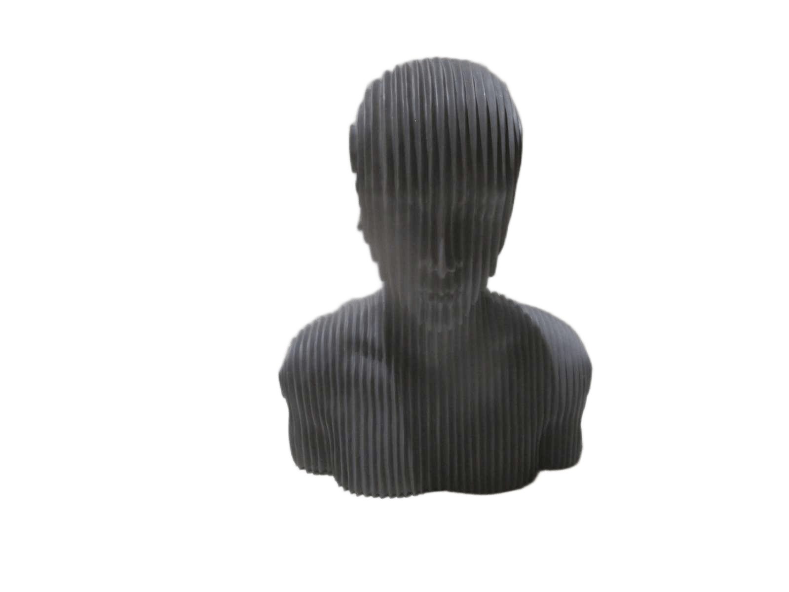 Figure Art Deco Resin Dk Grey Full Resin 37.5x26.8x45.5