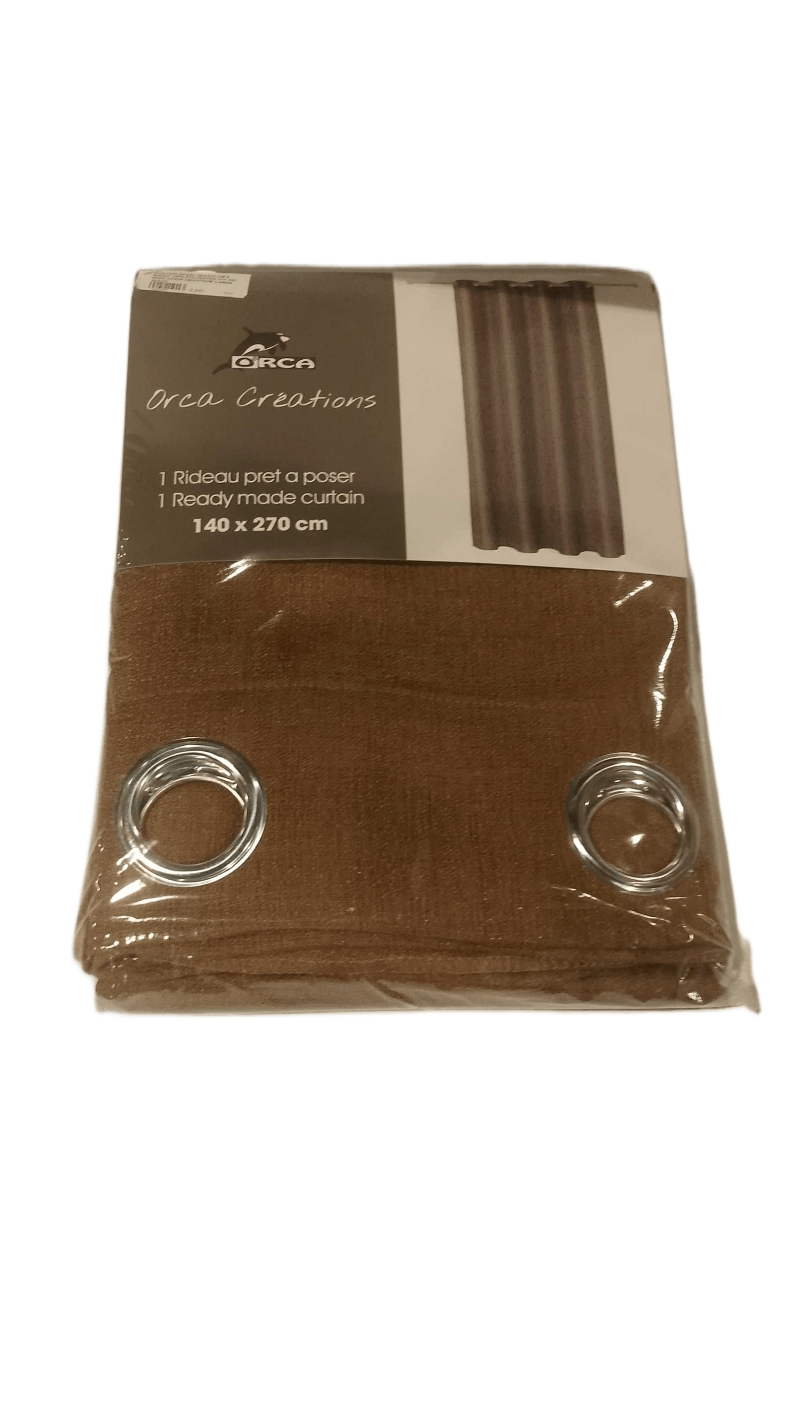 Curtain Spain 140x270 Cm 8 Rings 100% Polyester 170 Gsm
