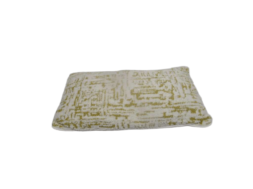 Cushion, W Piping Cover:chillene Filling 280g Vacuum Pack Yellow/White 30*50
