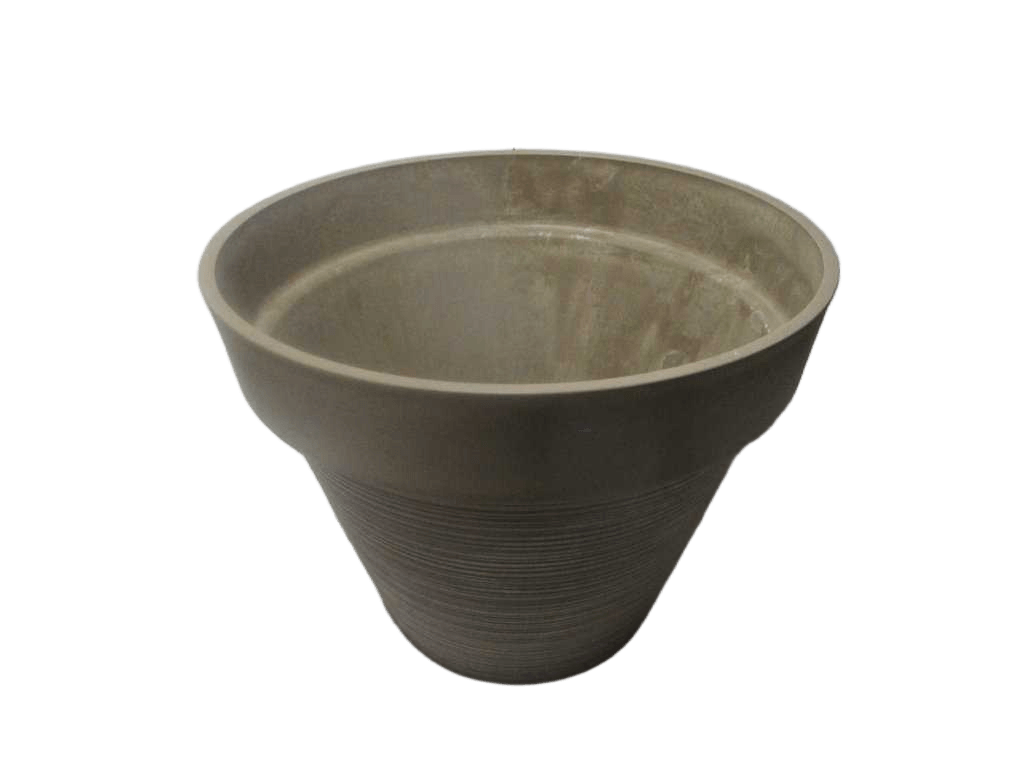 Flower Pot Handmade Taupe Stone + Dk Brw 100*80cm
