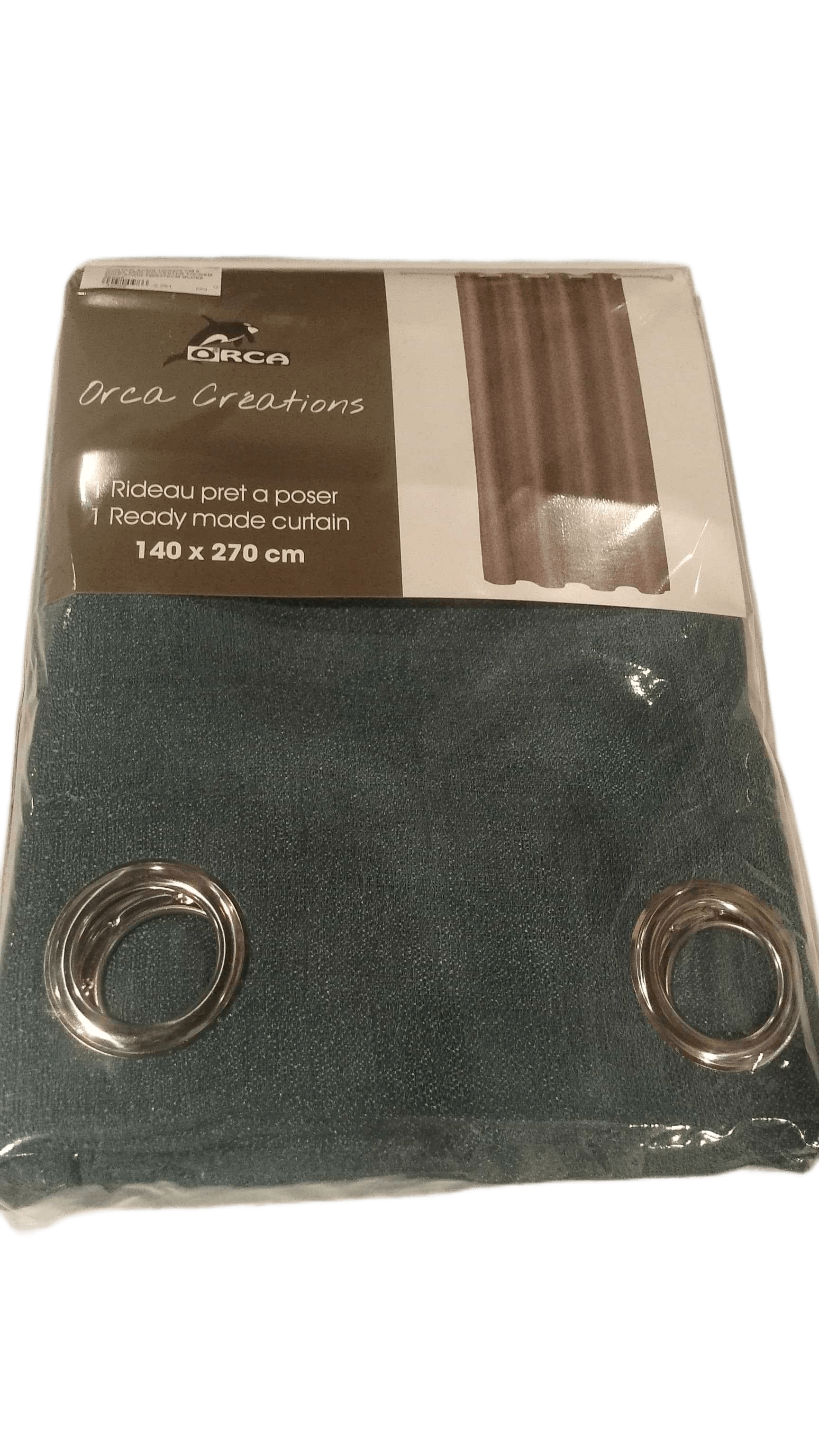 Curtain Spain 140x270 Cm 8 Rings 100% Polyester 170 Gsm