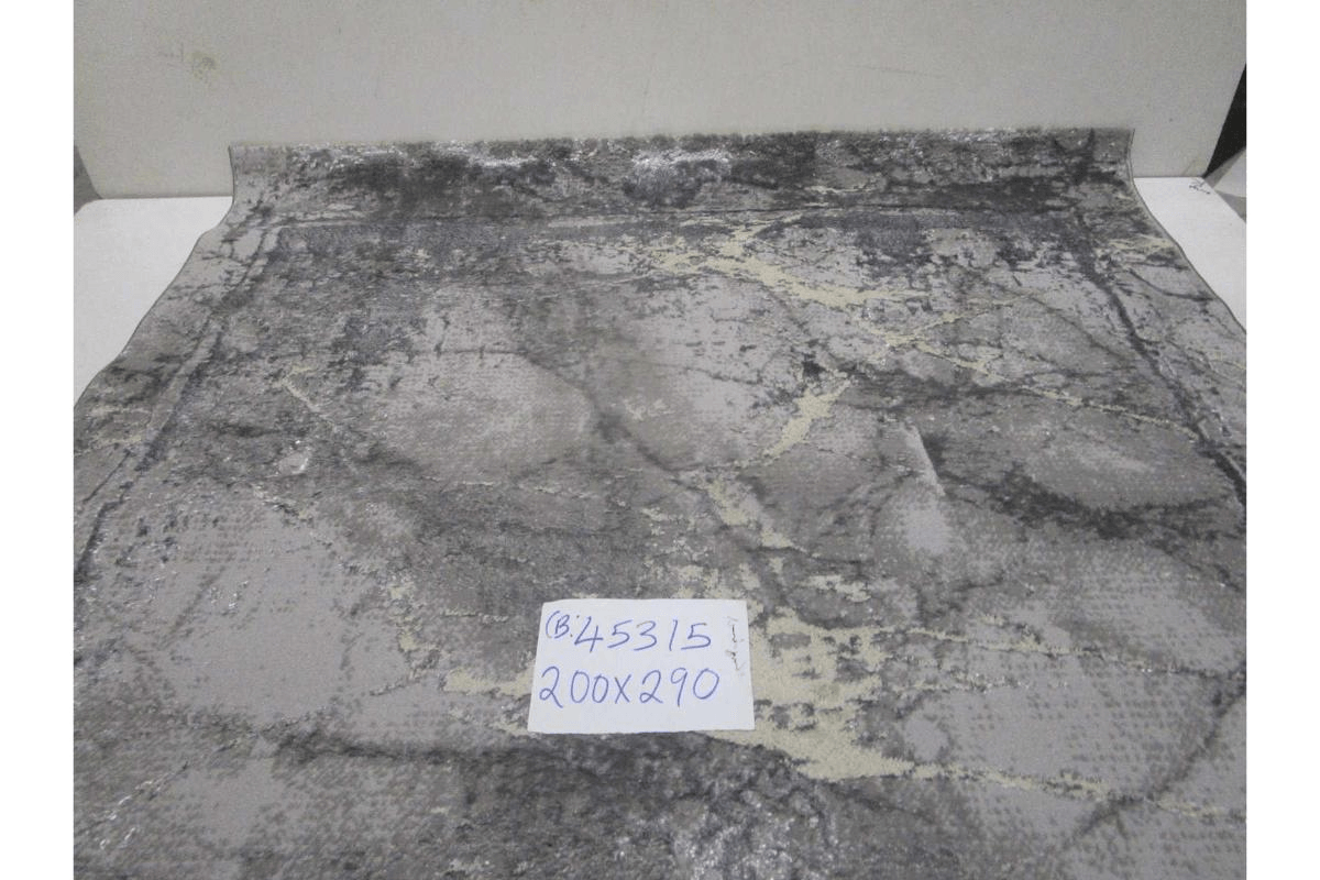 Carpet Grey Dk3188 256.000 Points 10mm Pile Height 1,600gr/Sqm Pp Heatset (1900dtex) + Shrink + Flosh 200x290 Cm