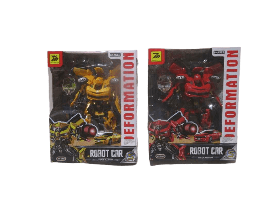 Transform Robot Car 2 Models Assorted Color Box 36.2*28.7*9.6cm