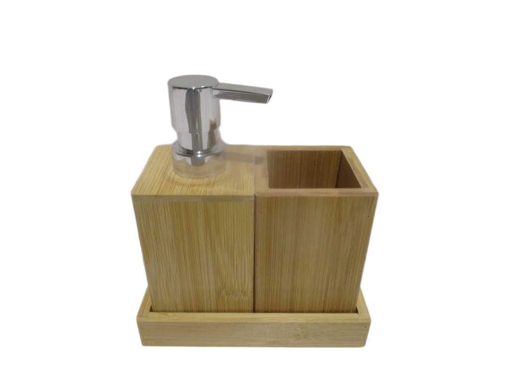 Bathroom Accessories 3pcs Original Color Bamboo 0x0x0 Cm