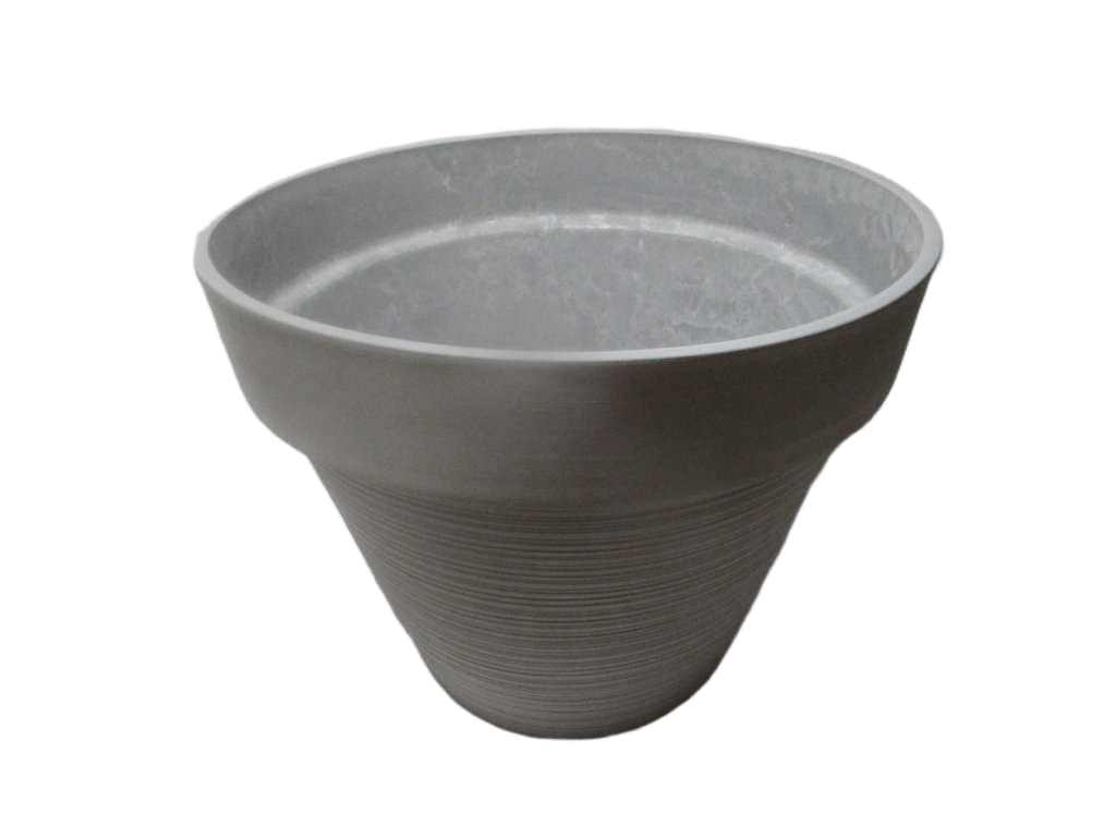 Flower Pot Handmade Grey Stone + Dk Beige 100*80cm