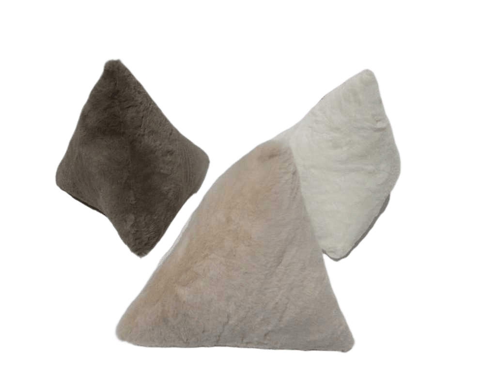 Cushion Triangle 33x33cm 3ass