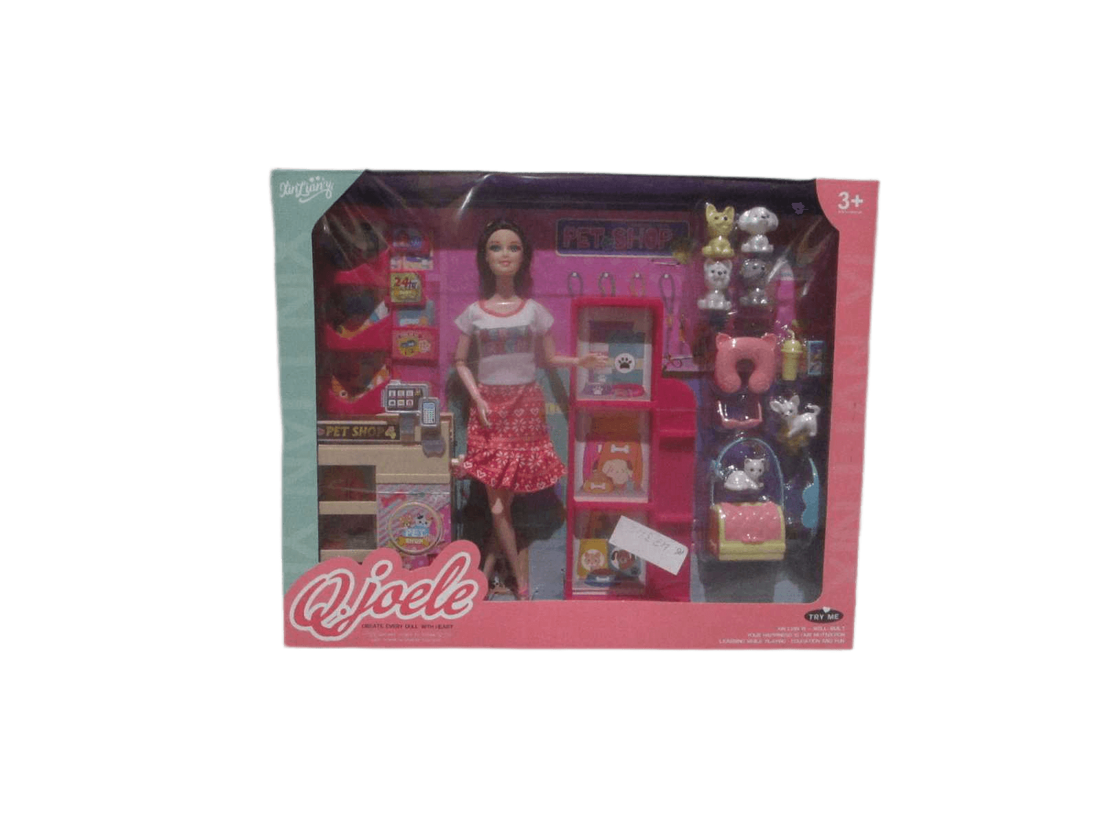 Pet Shop Doll Plastic Packing:window Box As Sample 11.5"