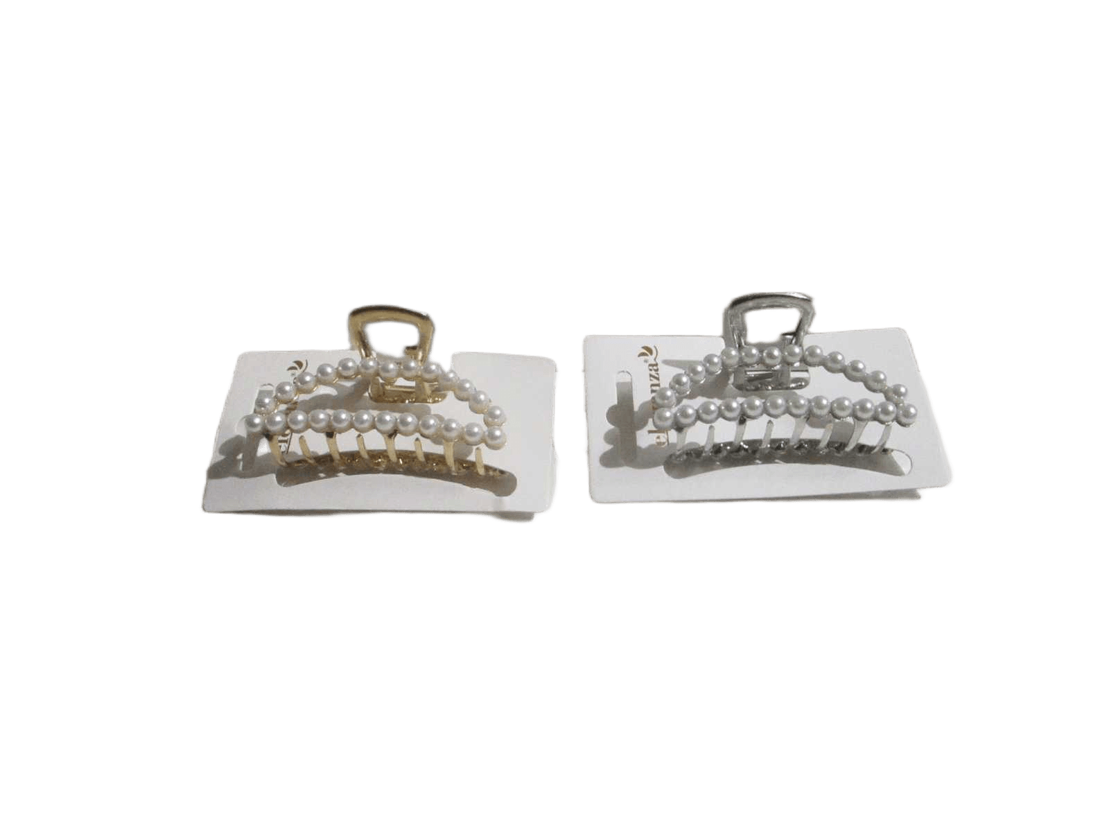 Hair Clip Metal Pearls