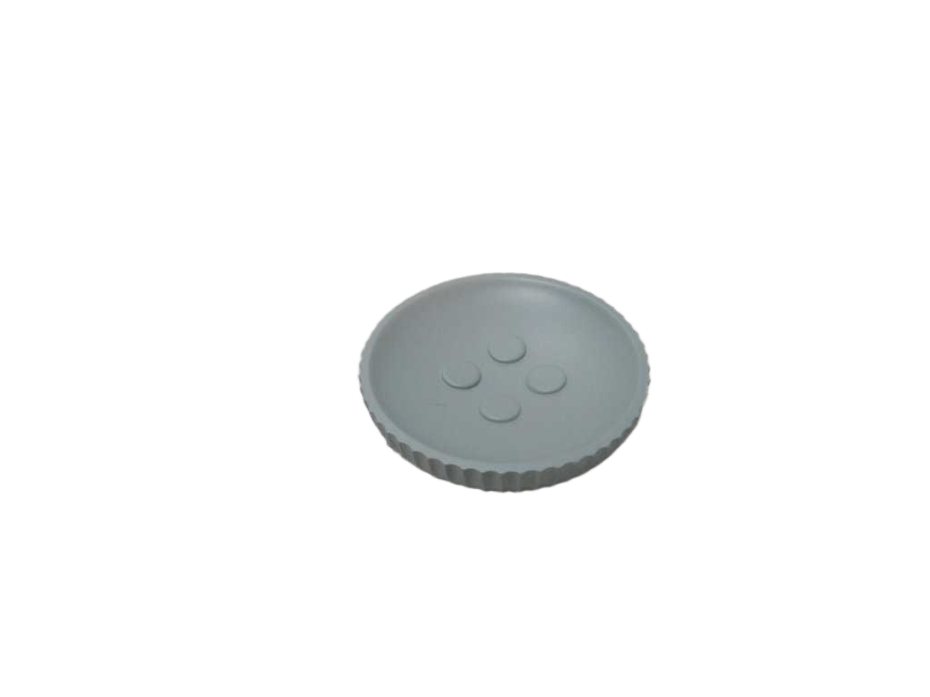 Dish Soap Polyresin Round Striee - Vert Eucalyptus
