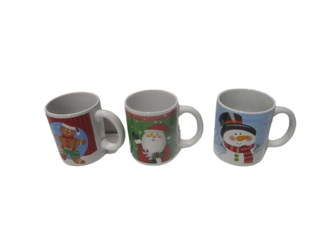 Mug 325ml 3ass Xmas Kids Desig