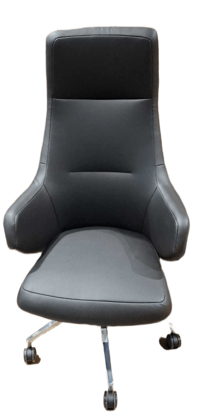 High Back Office Chair, Ndpu Synchronized Mechanism 4 Positions Lockednxpu9710 Black 62*64*121