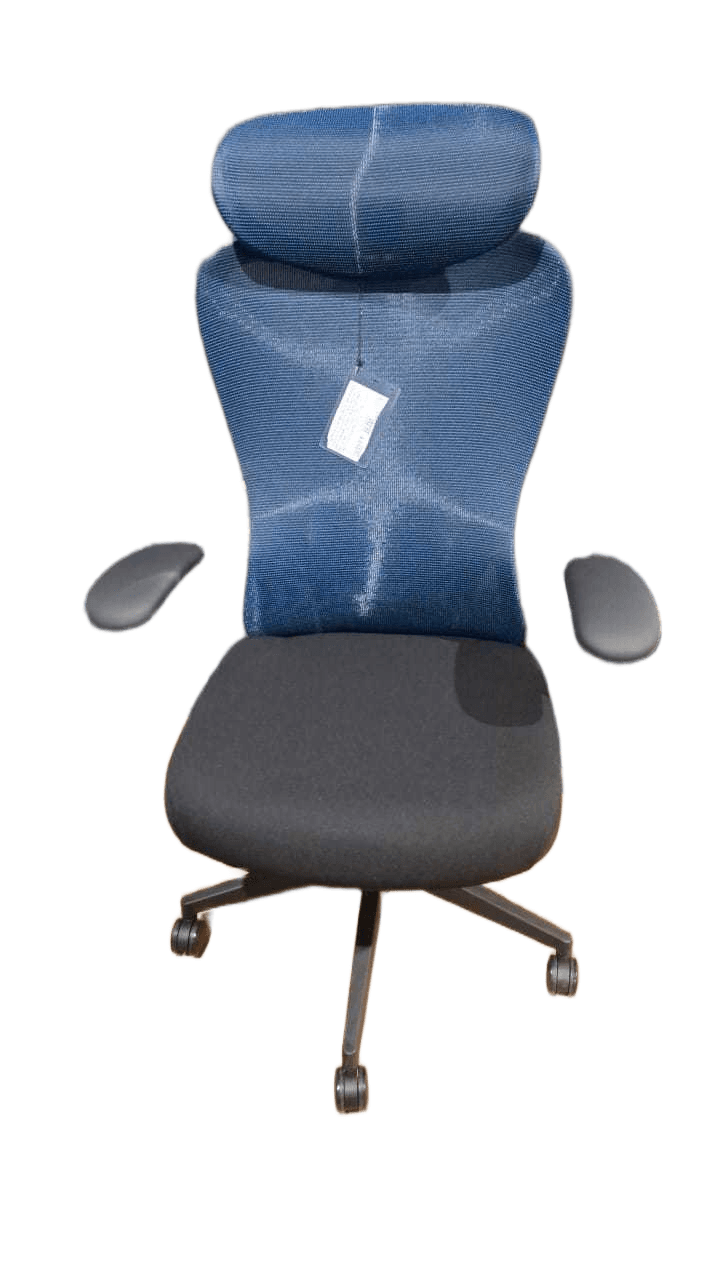 Chair Ergonomic Blue ,mechanism: Single Position Lock Synchro Tilt Mechanism, Tension Adjustable. Blue 640* 725 *(1140-1220)