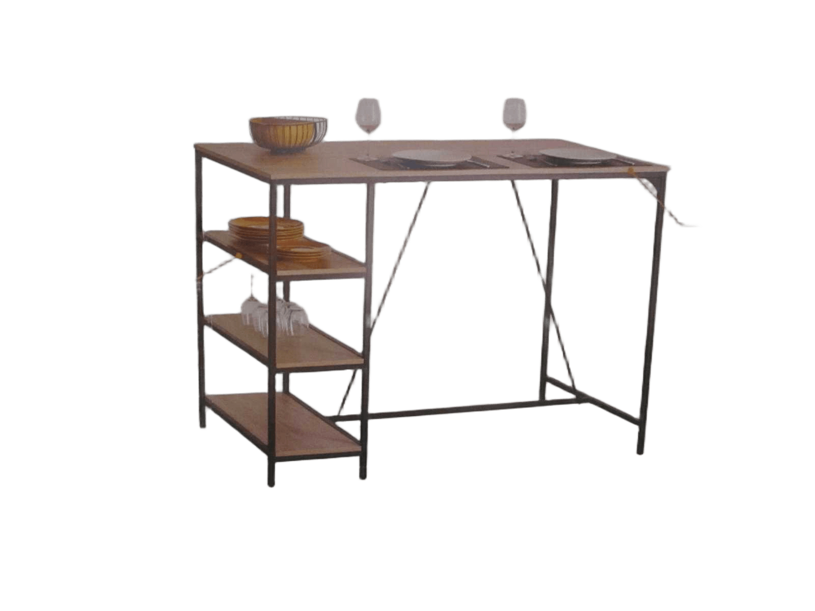 Bar Table 3 Shelves Aliaj