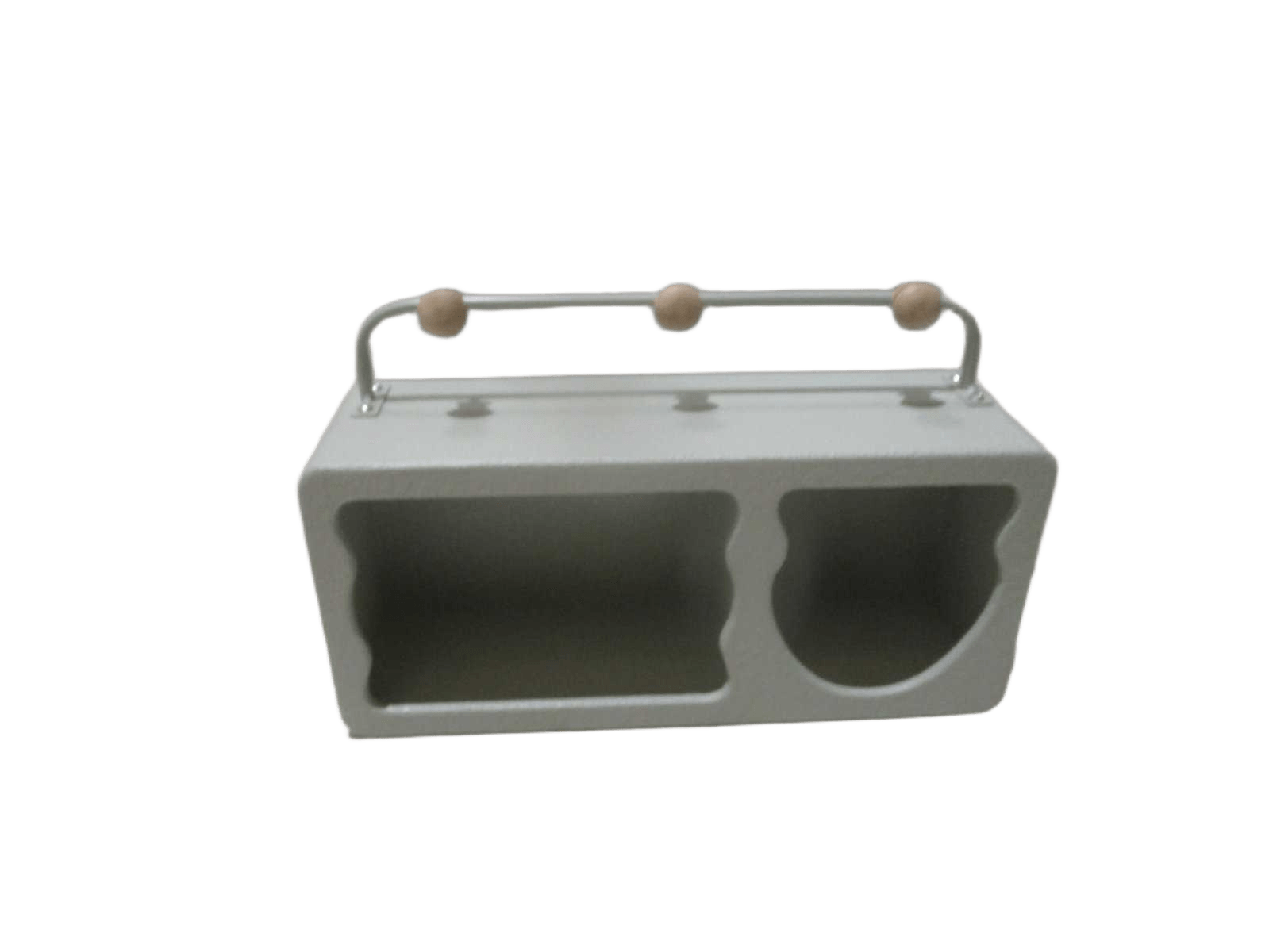 Shelf Mdf With Pattern Ciment Effect Mint 40x12x25,5 Cm
