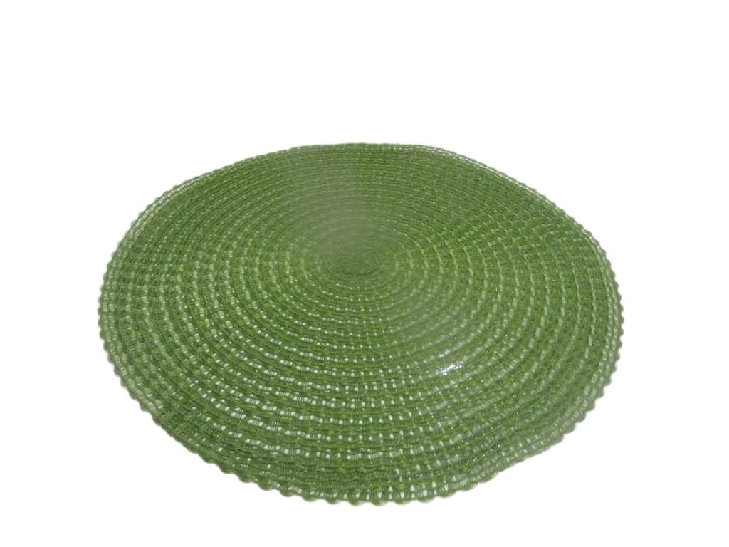 Placemat Pvc 65g Green 38cm