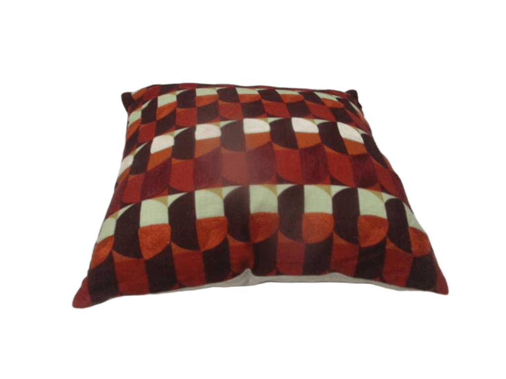 Cushion 100% Cotton With Machine Embrodery With Filling 375 Gr Vacuum Pack