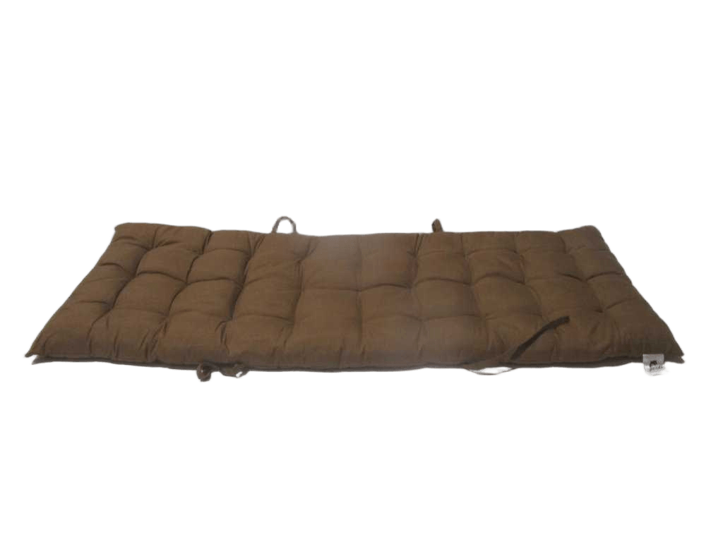 Cushion Bench , 100% Polyester 110 Gsm Fabric, 1.7kg Cotton Filling With Additional Straps