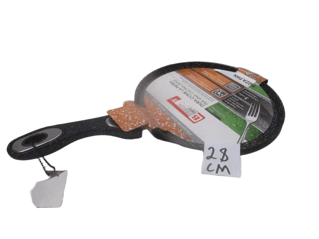 Pizza Pan ,3mm Nonstick And Scratch Resistant Coating, Induction Bottom , Alu 28cm