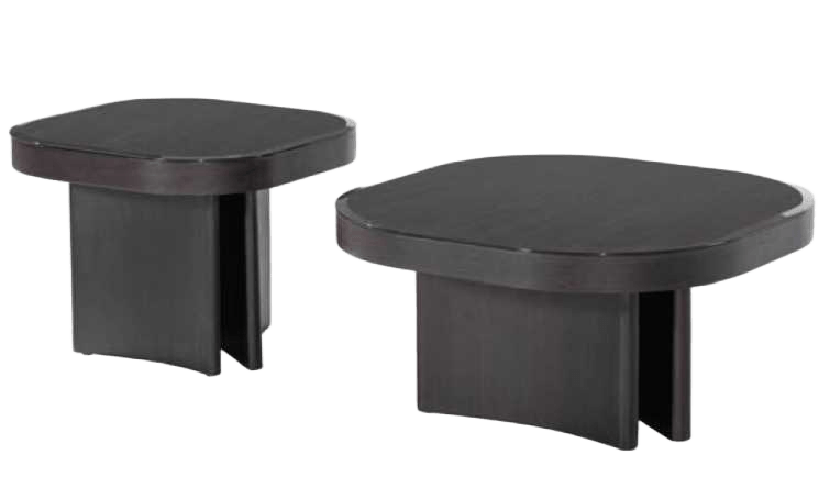 Side Table Mdf+glass 600*600*460