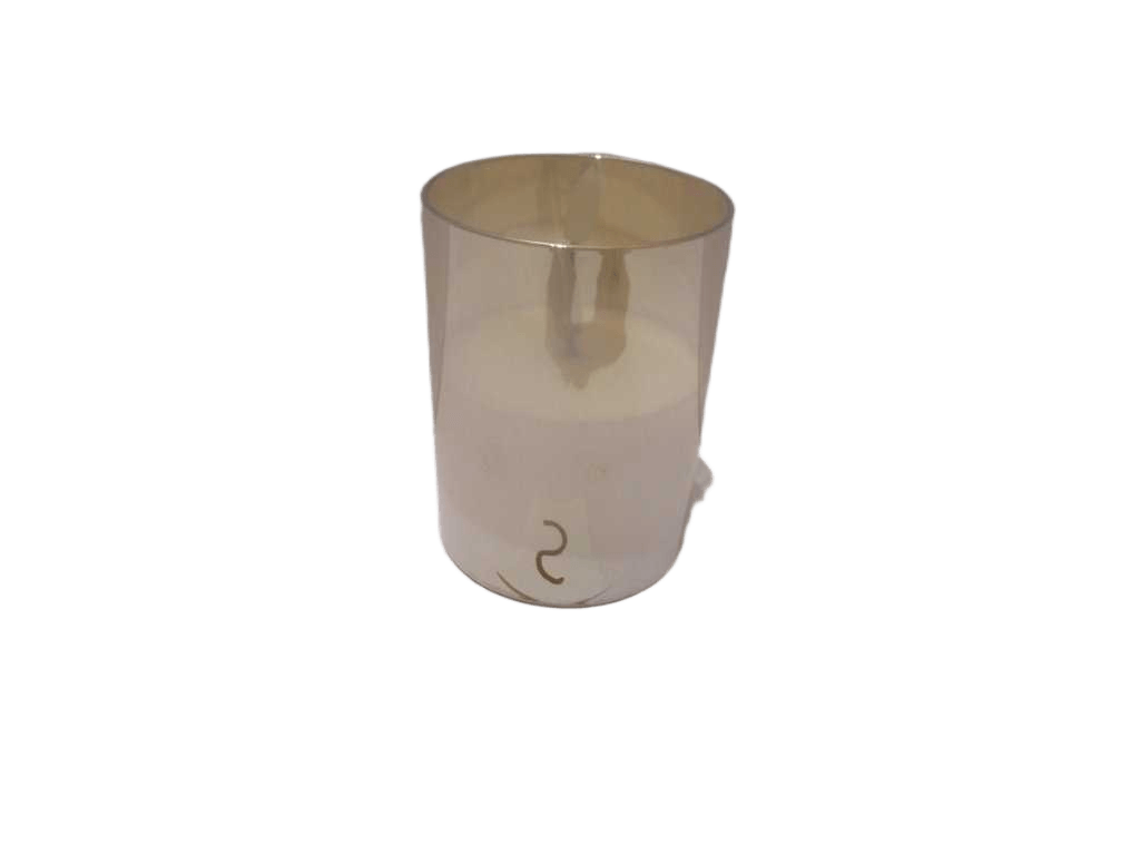 Led Light Champagne Glass 7,5x10 Cm