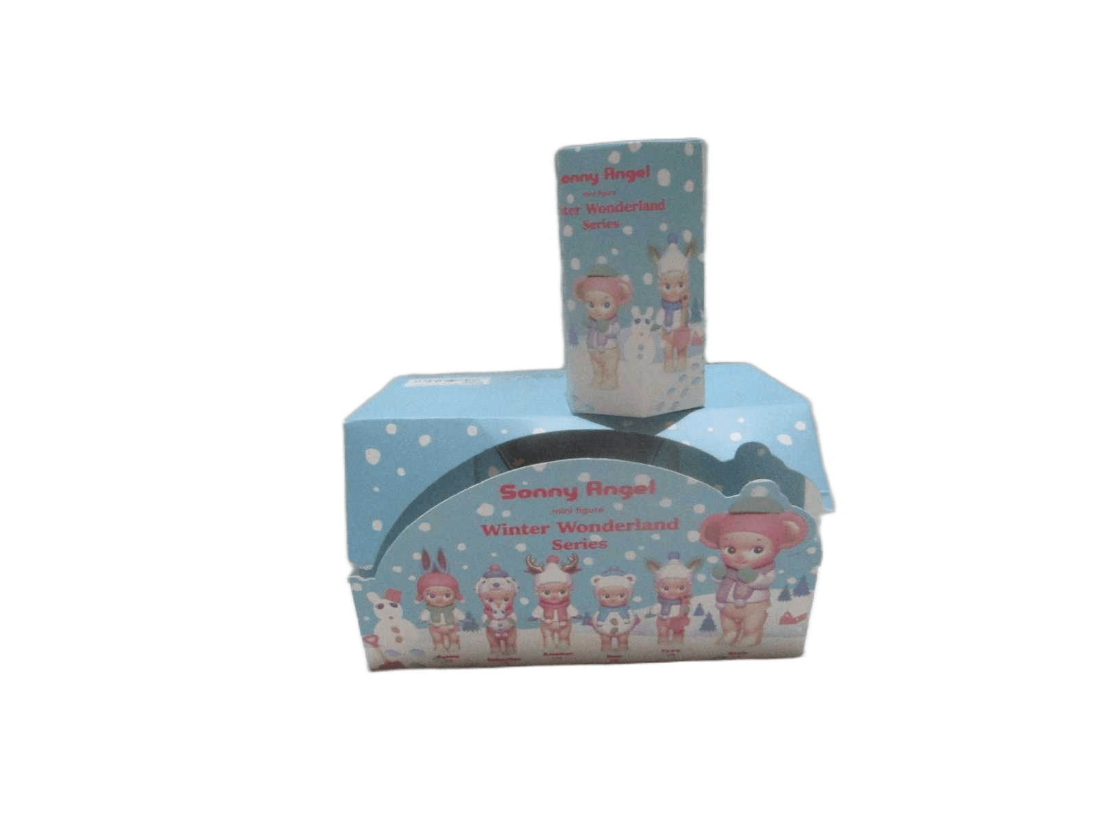 Sonny Angel Doll Secret Box Hippers 6pcs In One Display Winter Wonderland 3.5''