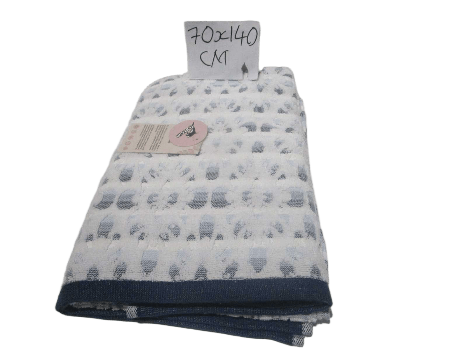 Towel Tribeca - Plain Dyed Jacquard Towel - Duble Ply 2/20 - 550 Gsm - Carded Cotton - Polyester Insert