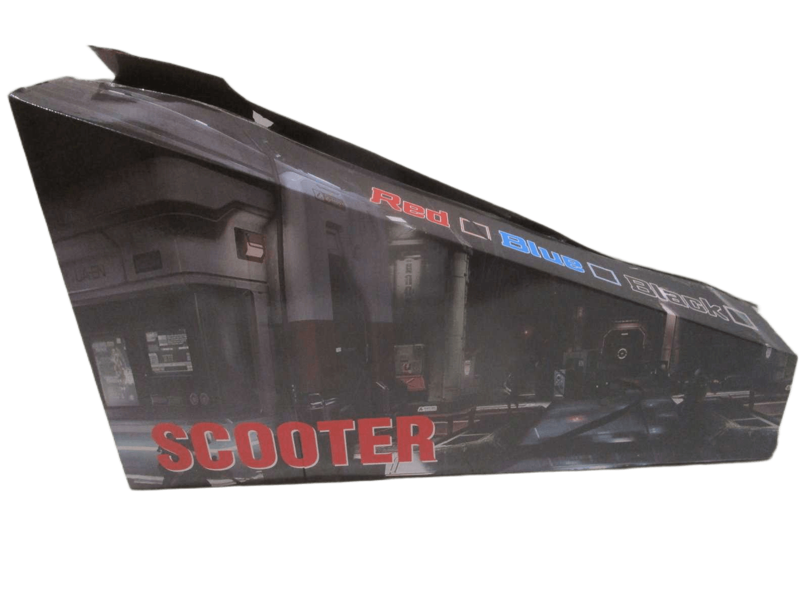 Scooter Metal Tube, Nylon+plastic Board Rubber Handle 2 Front Rolloers: 11.5 Pu Back Roller: 7 Pu 2 Function Brake: Handle & Foot Board Color Box4 Design Ass Red/Blue Spider Transformer72x37x 81/86/91/96