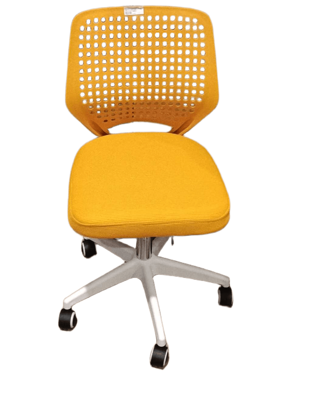 Children Chair Orange Pp Backrest+mesh Foam Plywood Seat+gas Lift+plastic Base+plastic Wheels