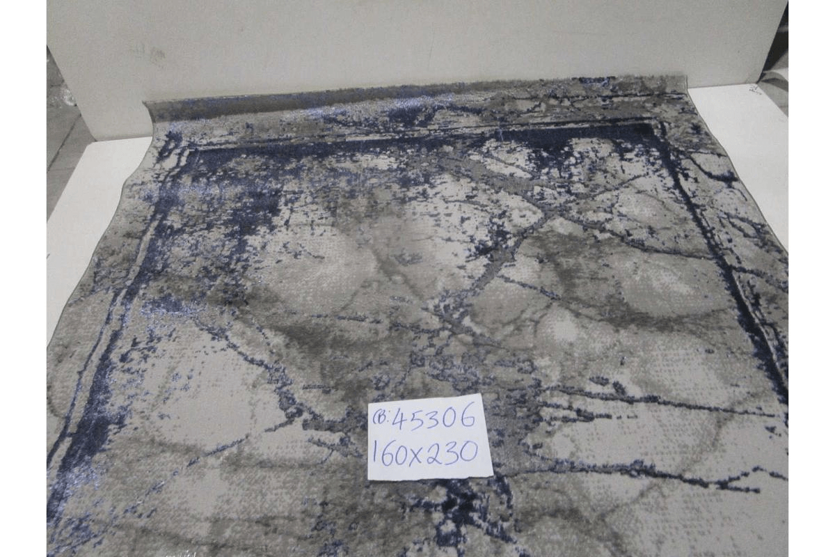 Carpet A Navy 107 256.000 Points 10mm Pile Height 1,600gr/Sqm Pp Heatset (1900dtex) + Shrink + Flosh 160x230 Cm