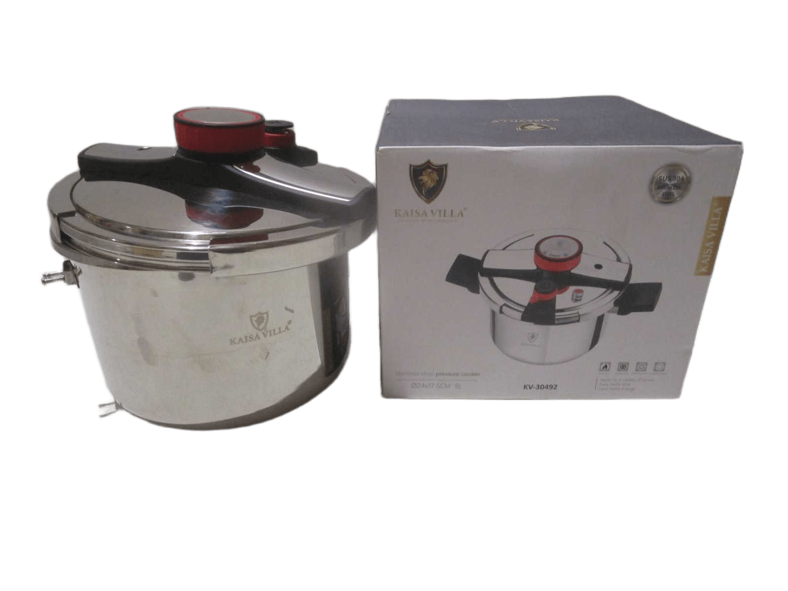 Pressure Cooker 304 Stainless Steel Color Box8l