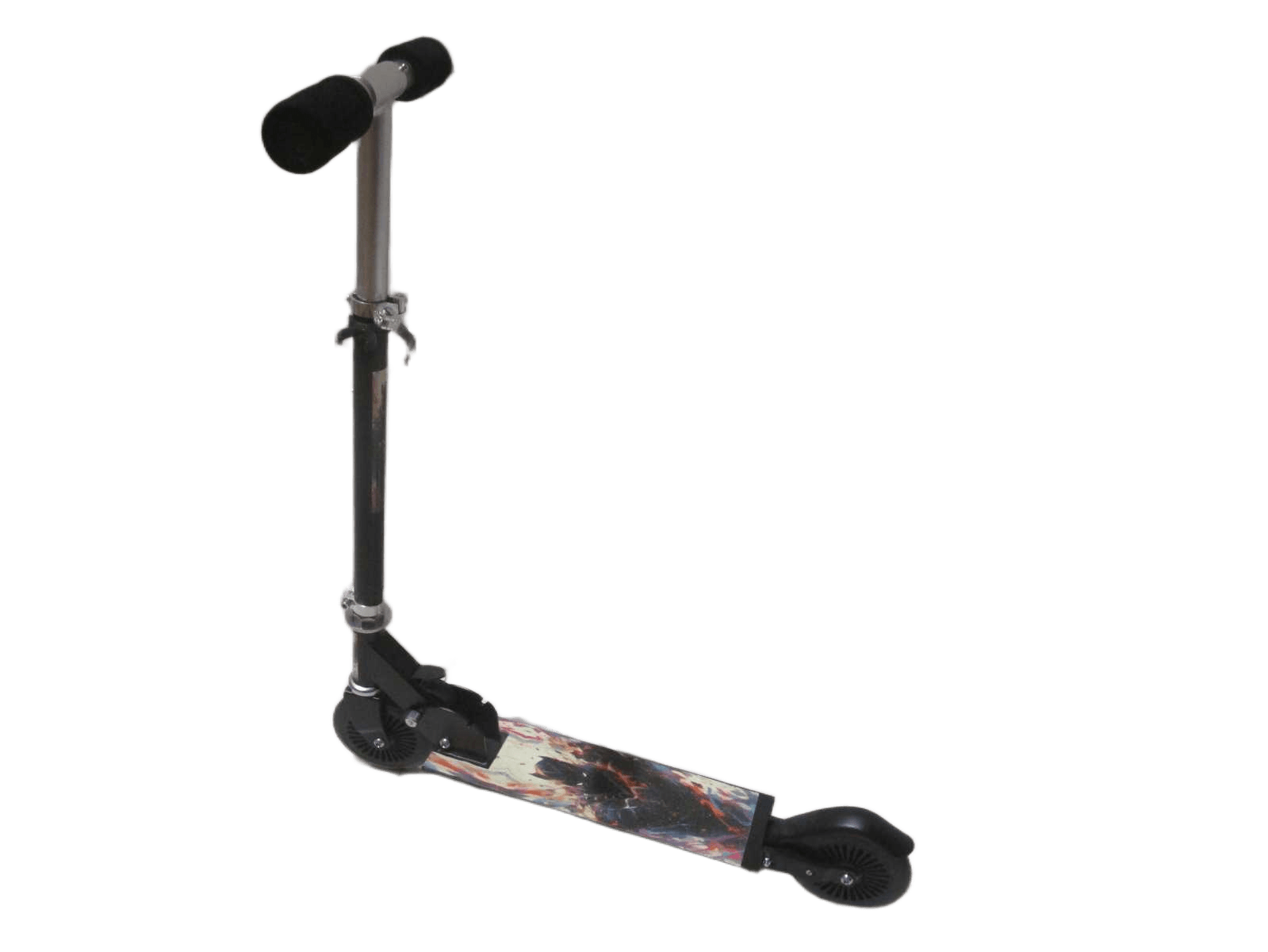 Scooter Alu Tube, Thickness 1mm, Alu Board,pvc Roller 12cm, Handle Foam Black67*9.8*63/83cm