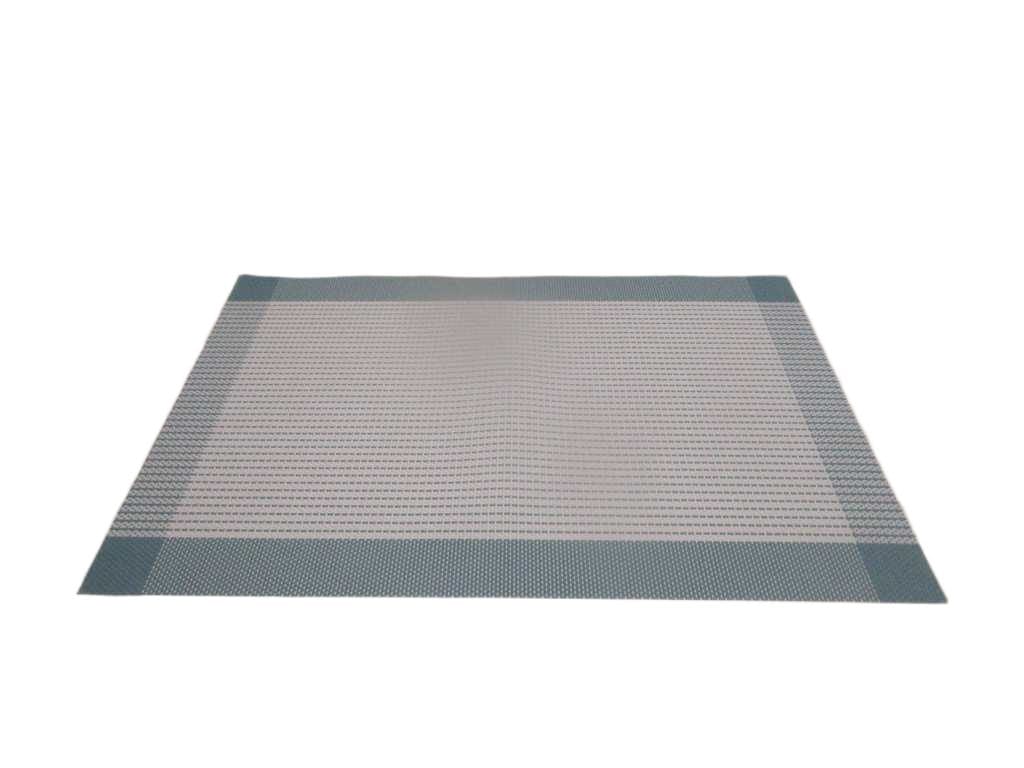 Placemat 70%pvc+30%polyester 75g Blue 30x45