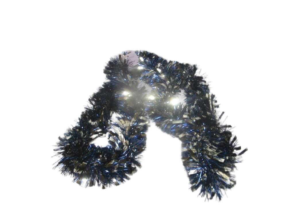 Tinsel 100x6x2m Gold Blue