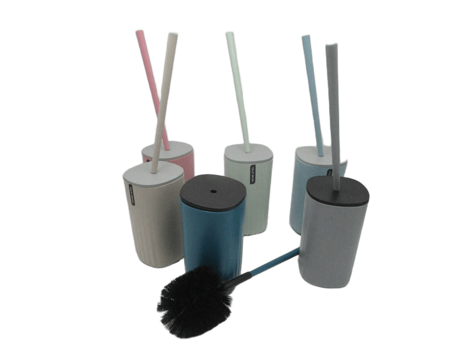 Toilet Brush Dark Green/Light Green/Light Blue/Pink/Gray/Taupe0