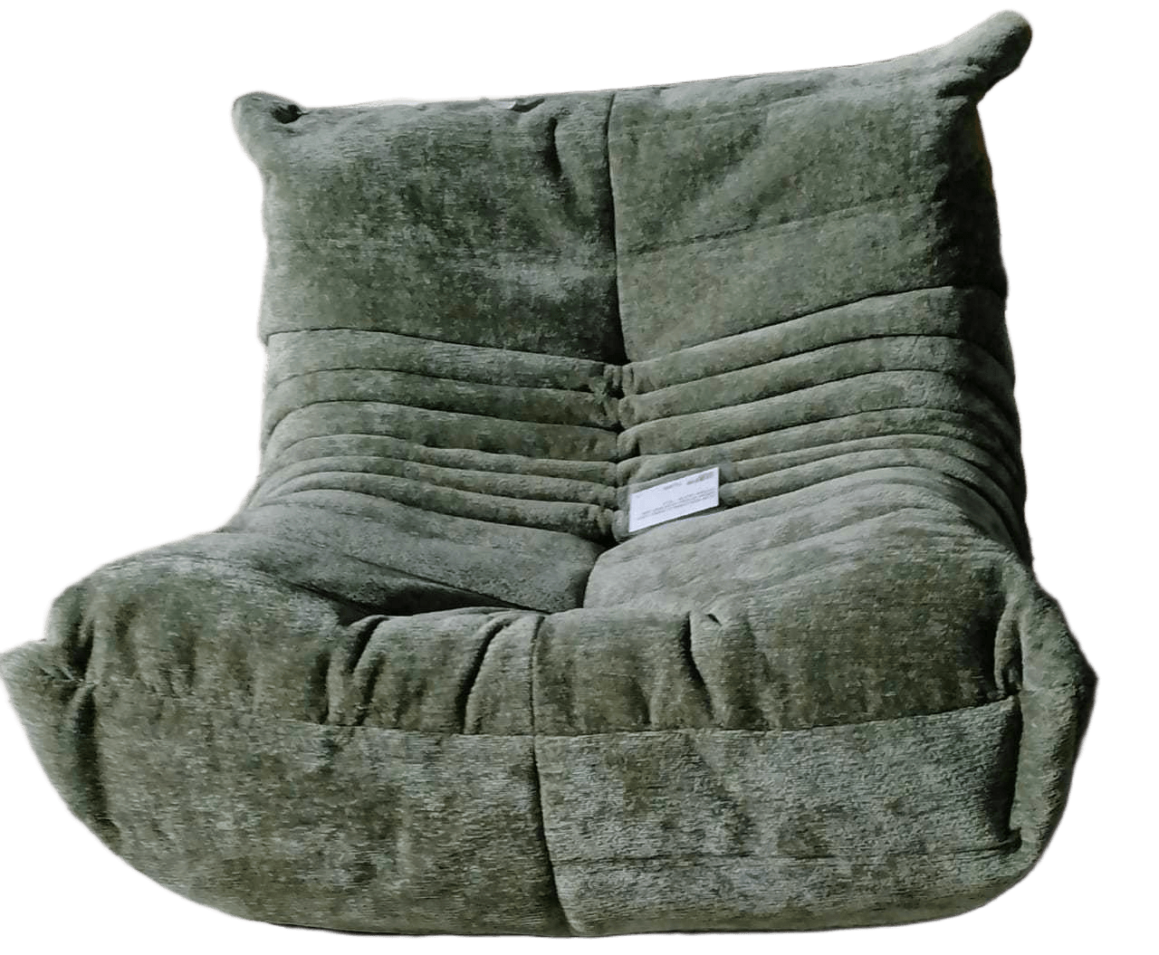 Club Sofa Chenille Fabric Light Green D97xw91,5xh73