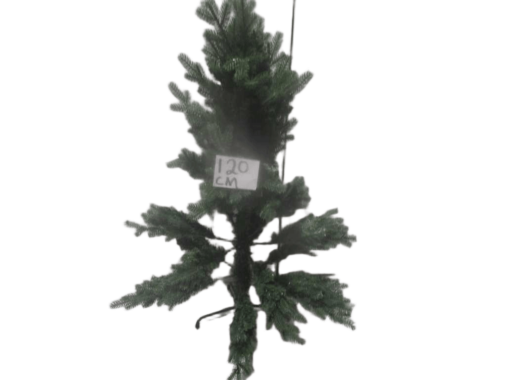 Tree Hinged 5 Branches 3d Pe + Pvc, Bullet Tips, 7cm*100 Micron 280 Tips Steel Tube Size&stand Size:30cm Bottom Size 78cm 120cm/4ft