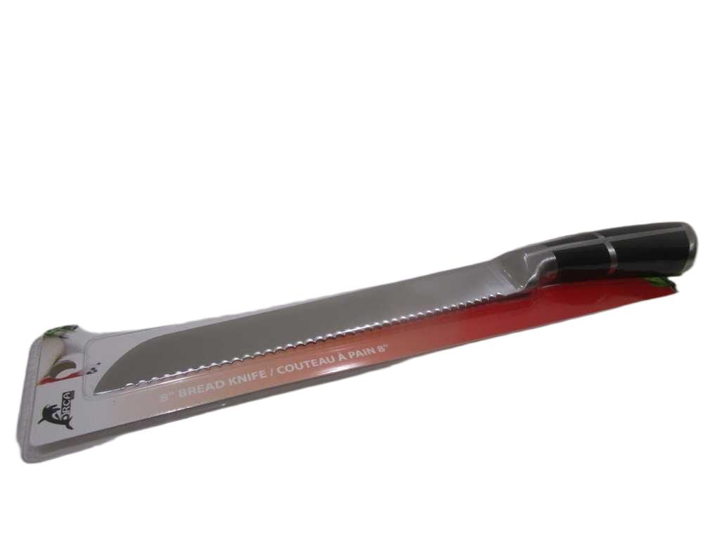Bread Knife 8'' Ss+pp Full Body Size:33cm Thickness:2.0mm