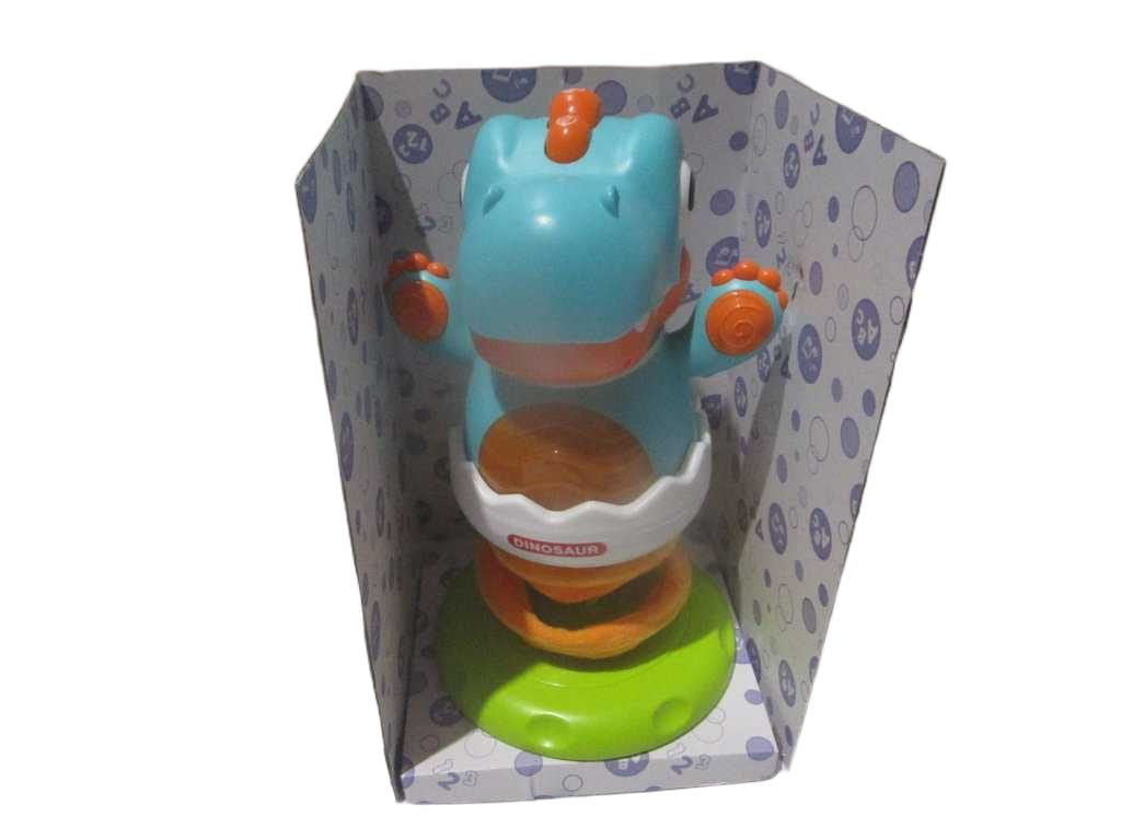 Toy Early Education Dance Dinosaur3 Modes Music,light Abs Need 3x1.5v Aaa Batteries Window Box Blue Dinosaur 20.5x18.8x33