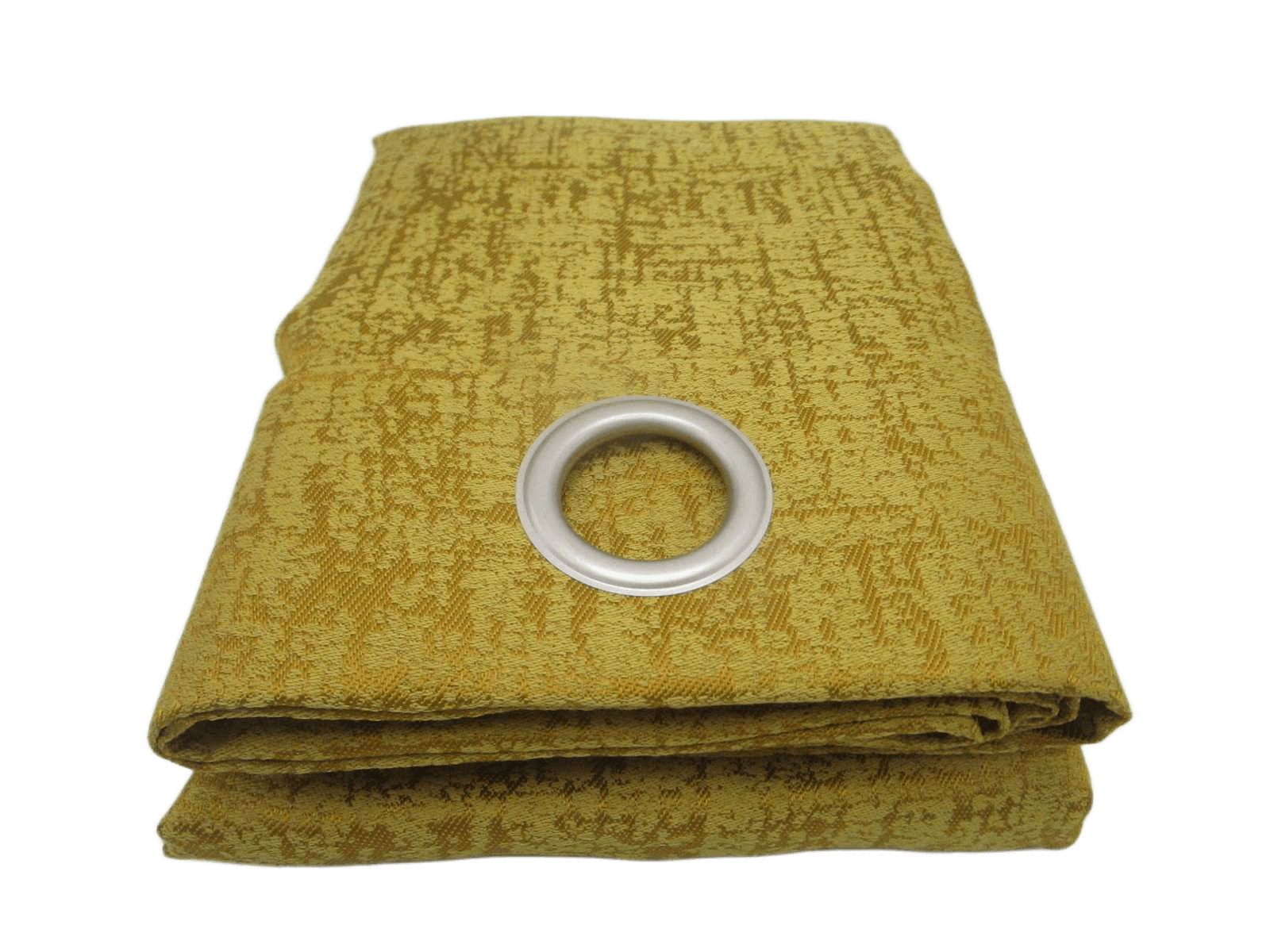 Curtain Mustard 140x270 Cm 8 Rings 100% Polyester 334 Gsm Packing With Hanger
