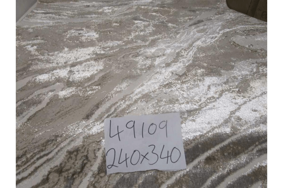Carpet 240x340 Zara-60 100 % Polyster 2.150 G/Sqm 9 Mm Pile Hight 480.000 Pointe 48 Dark Biege/Vizon