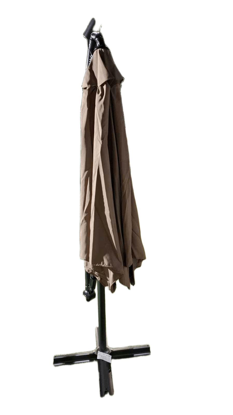Umbrella , Textile 240g/M, With Cross Base, No Chinese Package, Alluminum Dimension 48mm Tube,tube Thickness 10mm 422 Taupe D3 M, Tube Dimension 48mm, Thikness 10 Mm