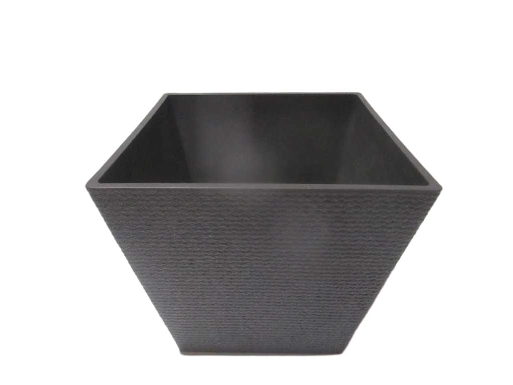 Pot Square Plastic Box Dark Grey 46*45cm