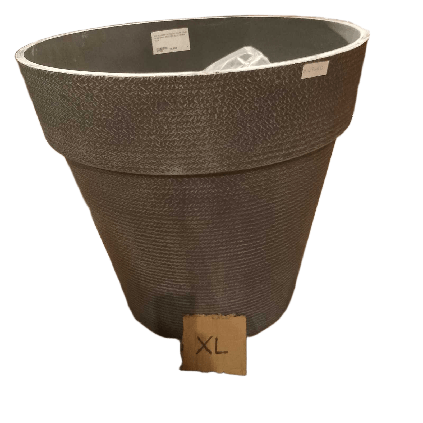 Pot Flower Outdoor Pe+pp 70x65.5 Blue Gray