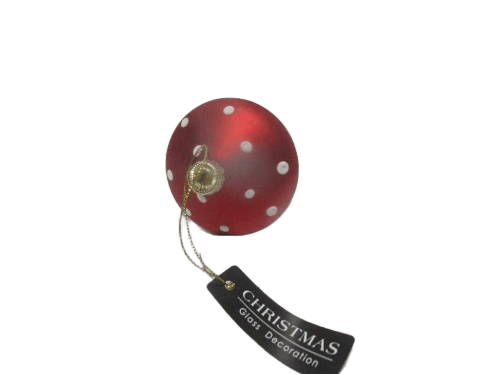 Mushroom Hang Deco 6x11cm Red