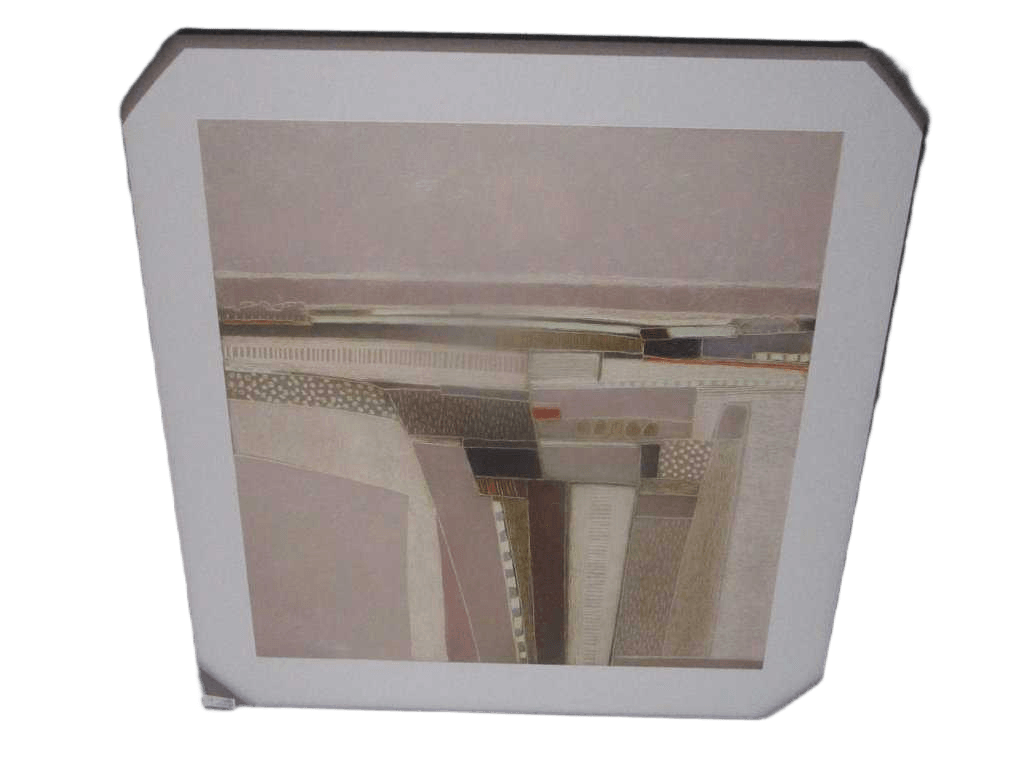 Painting 3d-Print Alu Frame+veneer 100*100