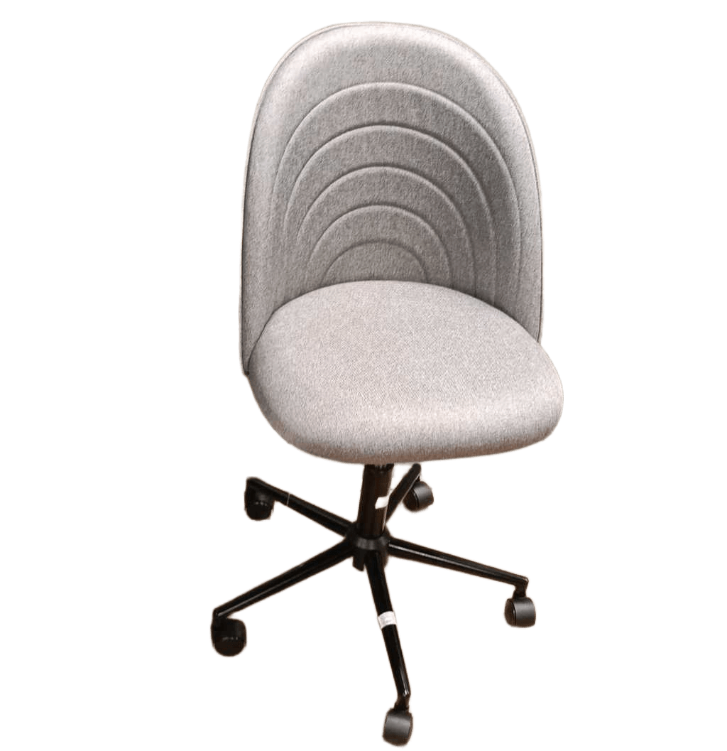Chair Fabric With 5 Wheels W50*d56*h84-96/45.5-57.5cm Grey Com009