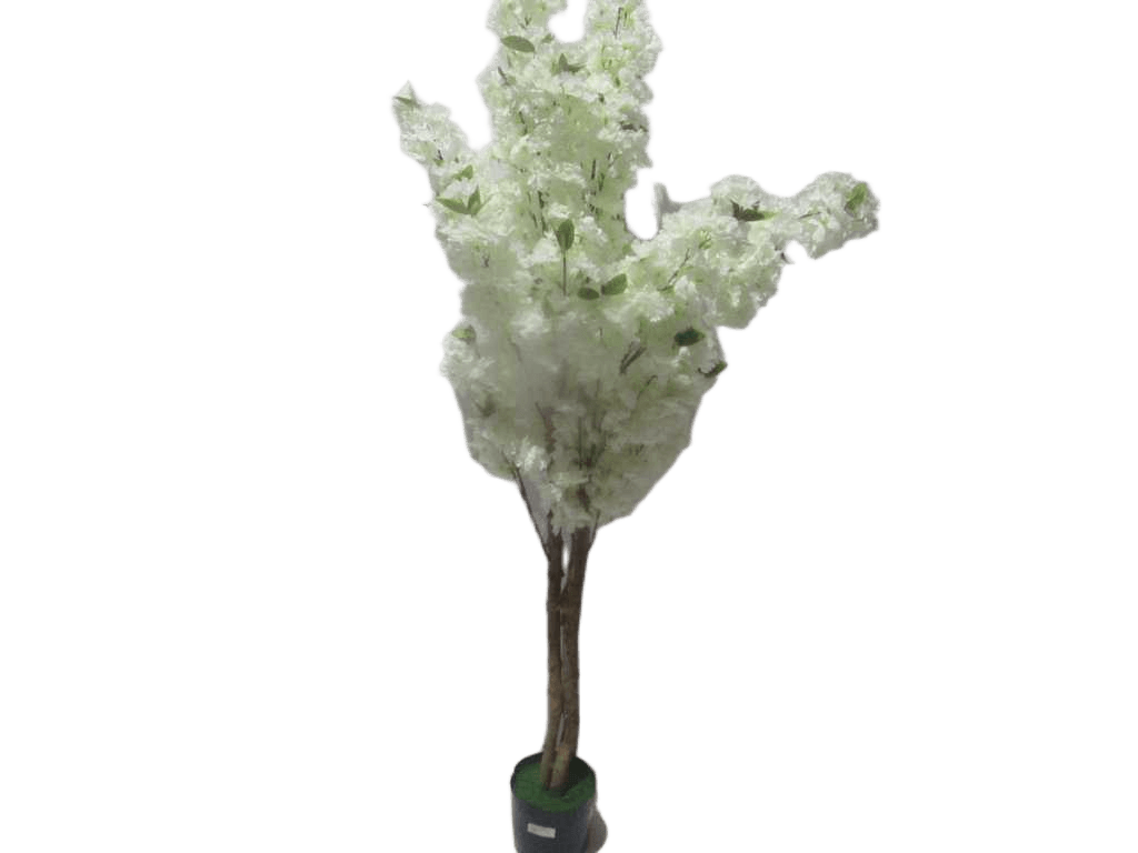 Artificial Plant 1.6m With Flower Pot 2 Wood Pole 9branches Packing:opp Bag 1.6m