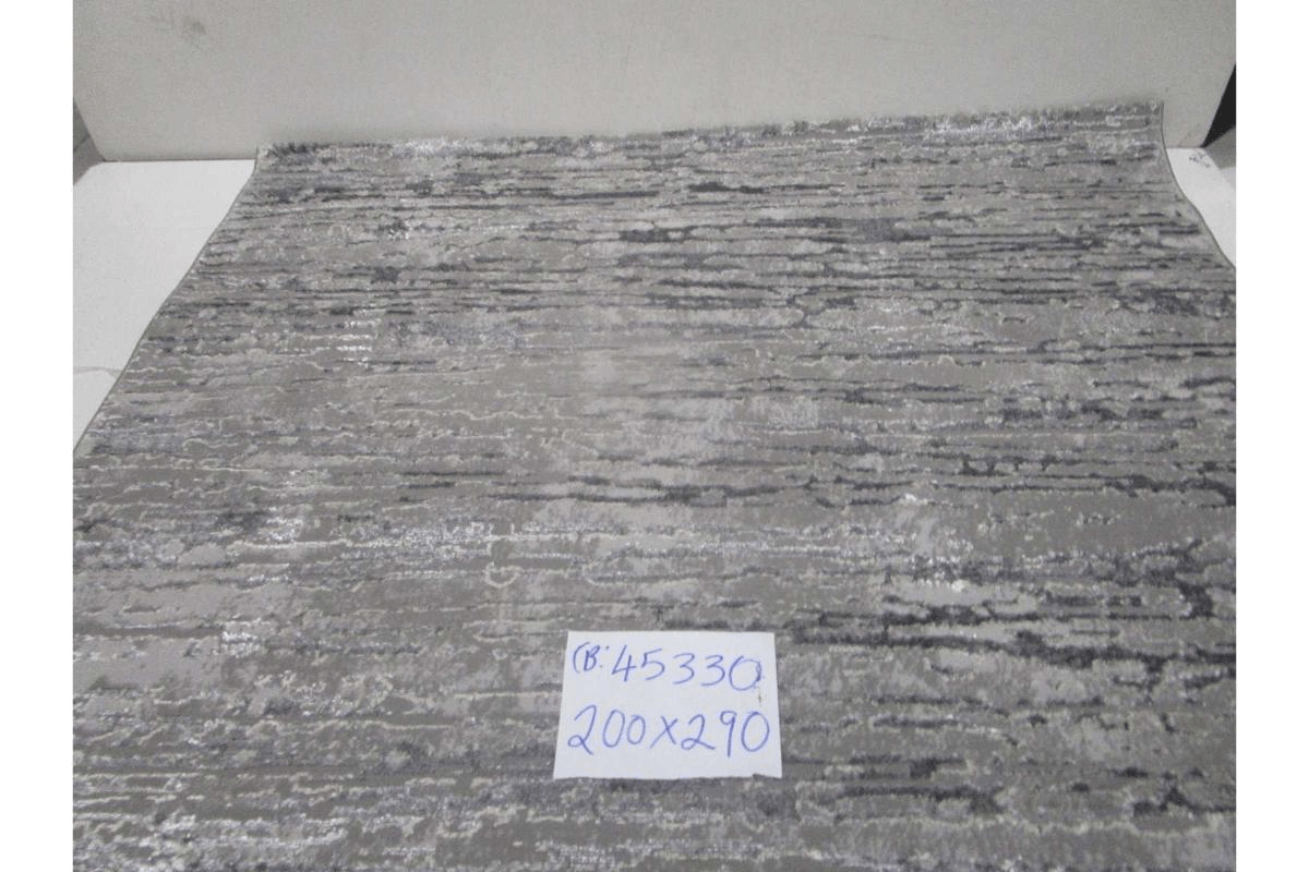 Carpet Grey Dk3188 256.000 Points 10mm Pile Height 1,600gr/Sqm Pp Heatset (1900dtex) + Shrink + Flosh 200x290 Cm