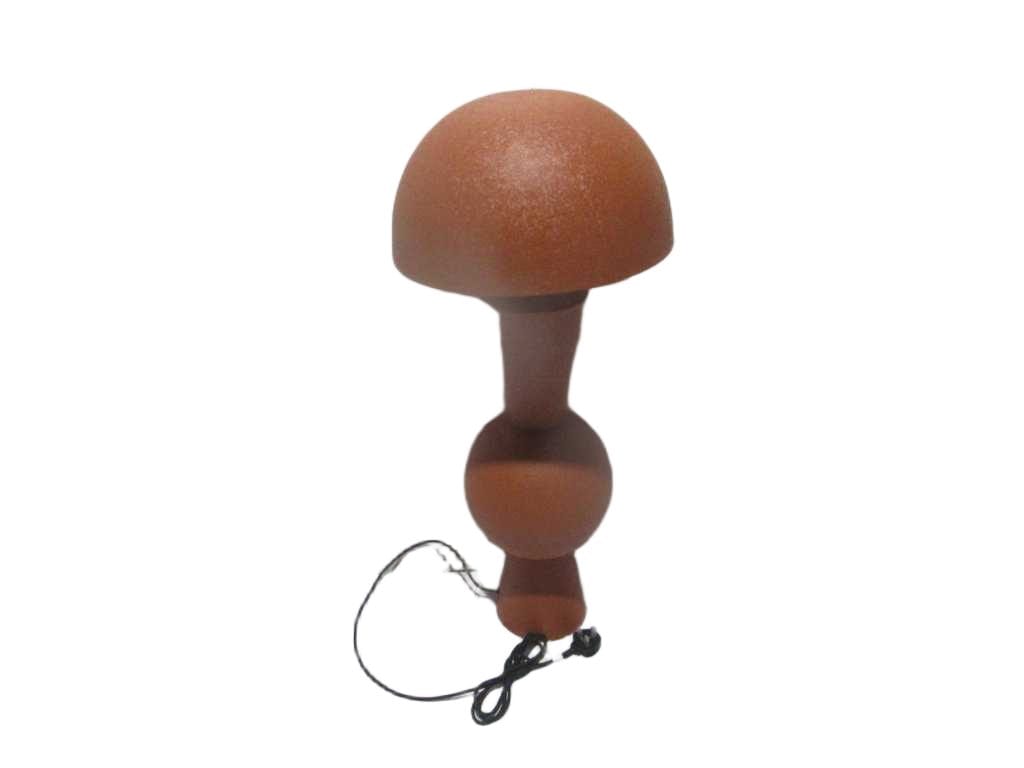 Table Lamp 100% Iron Complete Wiring Full Matt Terra